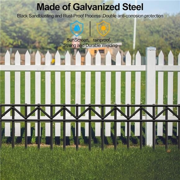 5 Pack No Dig Fence Animal Barrier Fence 30×8-inch  (All 150" Length) - Picture 4 of 7